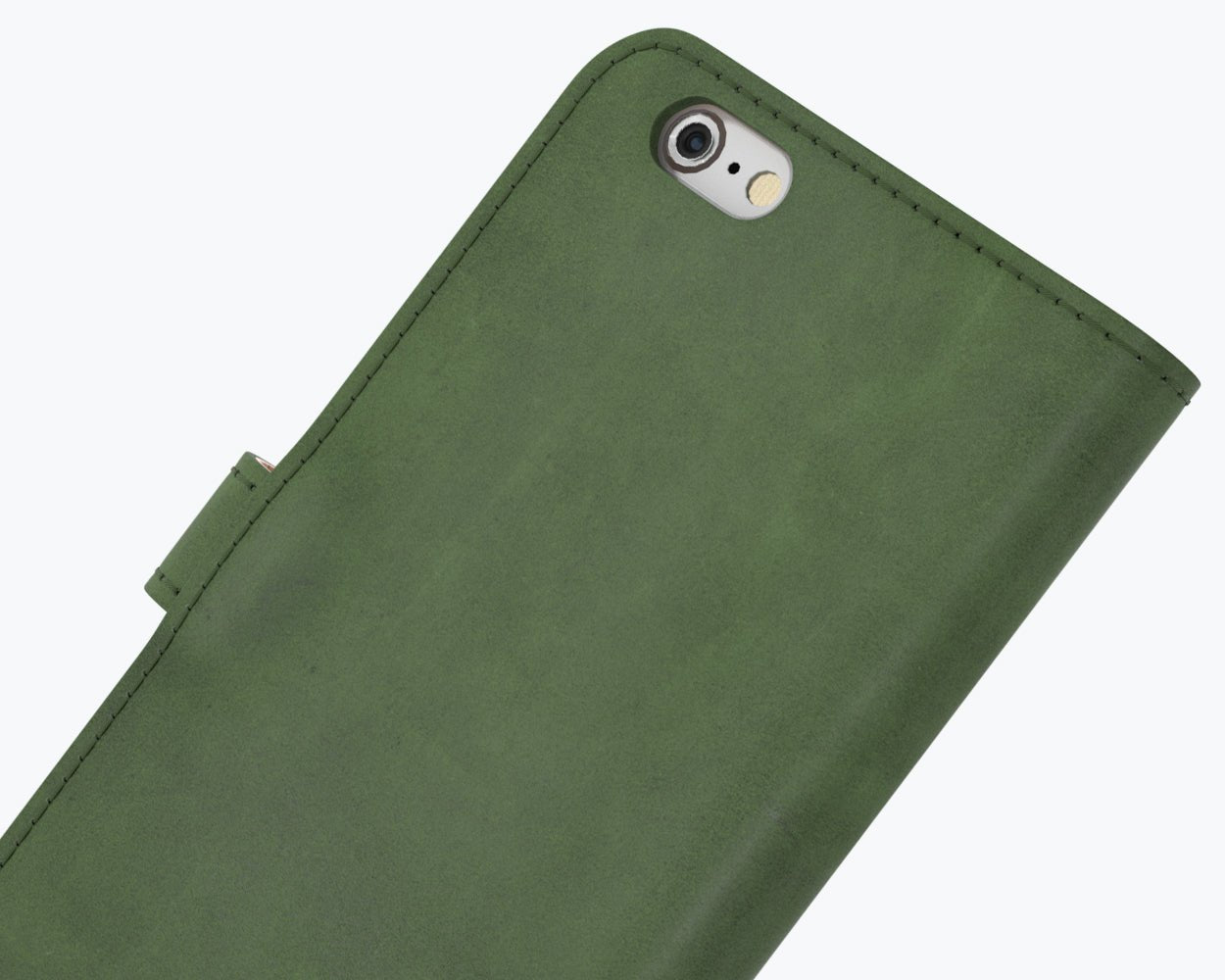 Vintage Leather Wallet - Apple iPhone 6/6S Bottle Green Apple iPhone 6/6S - Snakehive UK