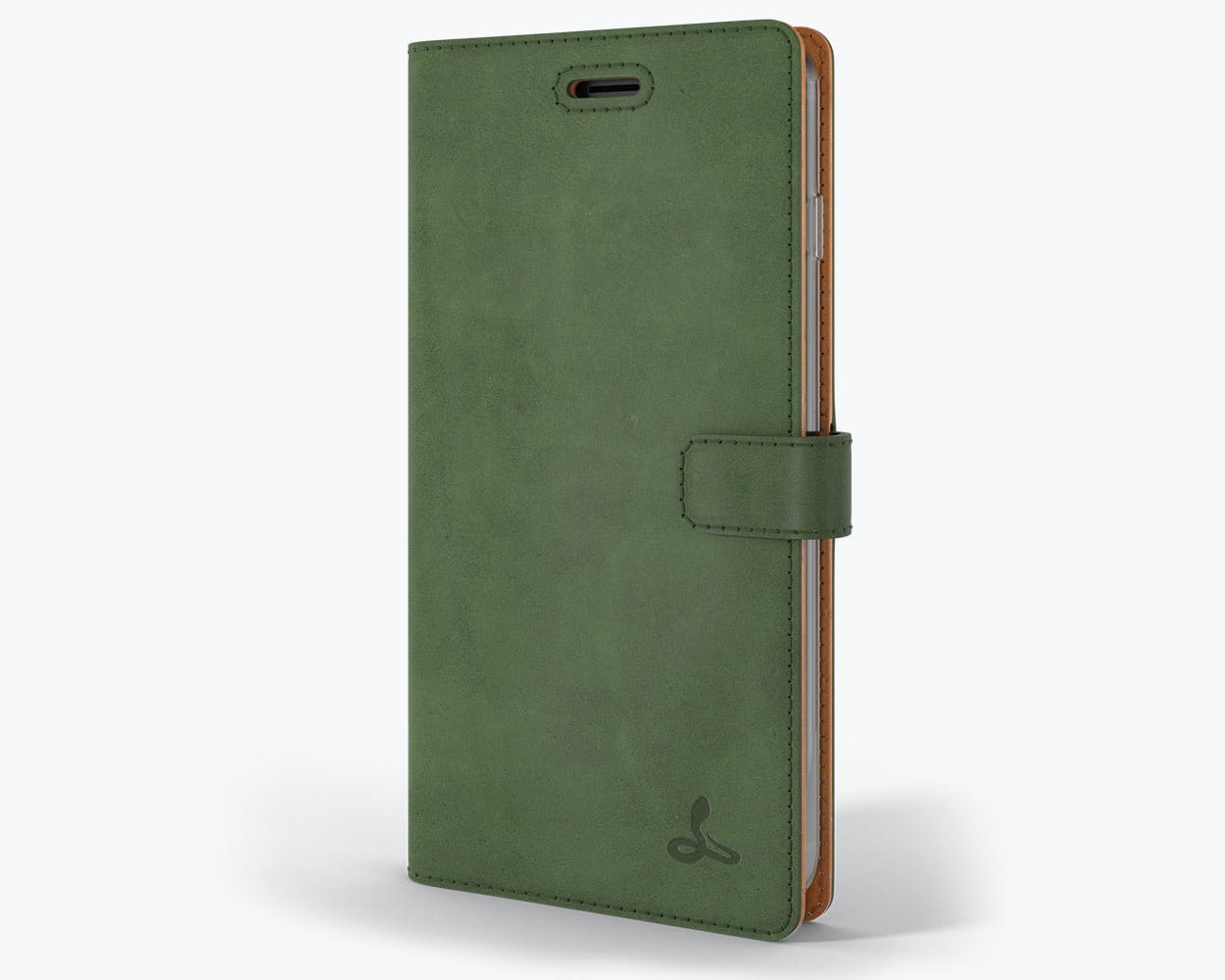 Vintage Leather Wallet - Apple iPhone 7 Plus Bottle Green Apple iPhone 7 Plus - Snakehive UK