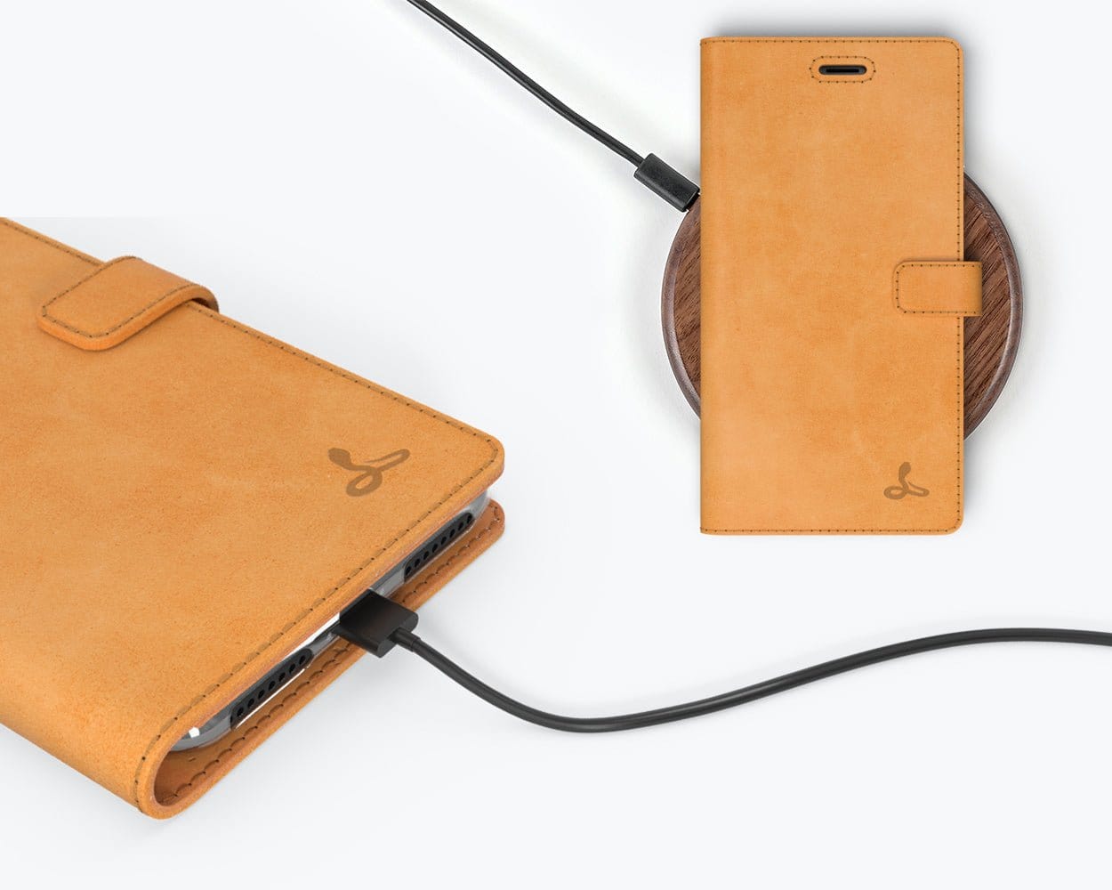 Vintage Leather Wallet - Apple iPhone 8 Plus Bottle Green Apple iPhone 8 Plus - Snakehive UK