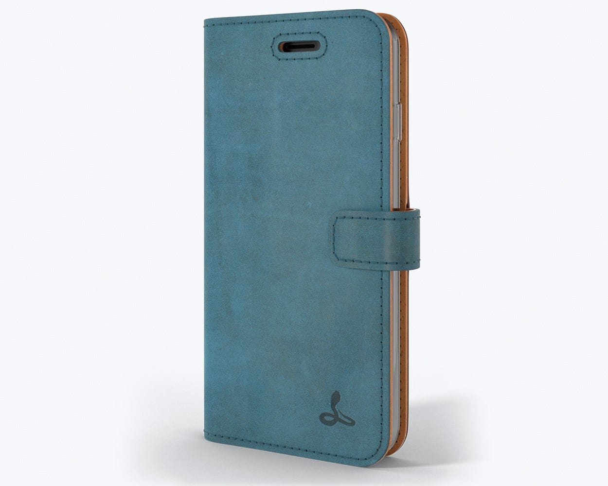 Vintage Leather Wallet - Apple iPhone 8 Teal Apple iPhone 8 - Snakehive UK