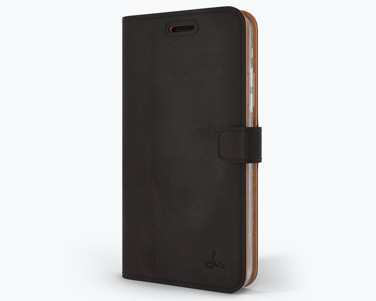Vintage Leather Wallet - Apple iPhone XS Max Black Apple iPhone XS Max - Snakehive UK