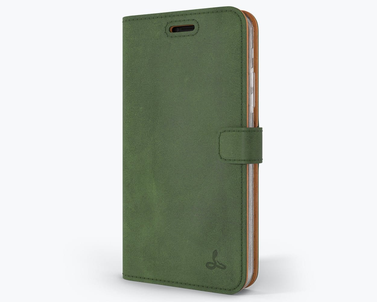 Vintage Leather Wallet - Apple iPhone XS Max Bottle Green Apple iPhone XS Max - Snakehive UK