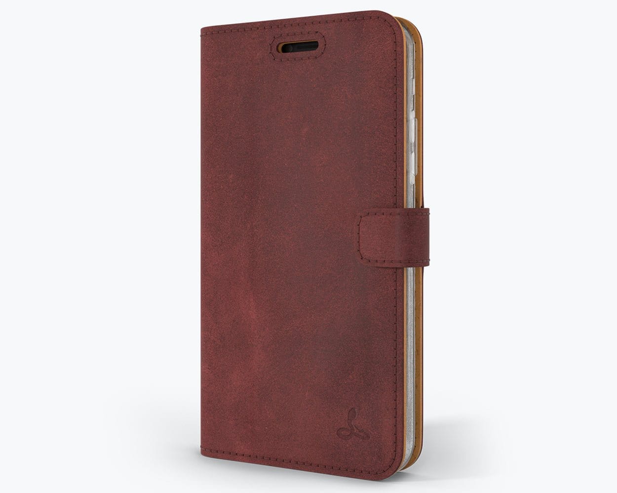 Vintage Leather Wallet - Apple iPhone XS Max Plum Apple iPhone XS Max - Snakehive UK