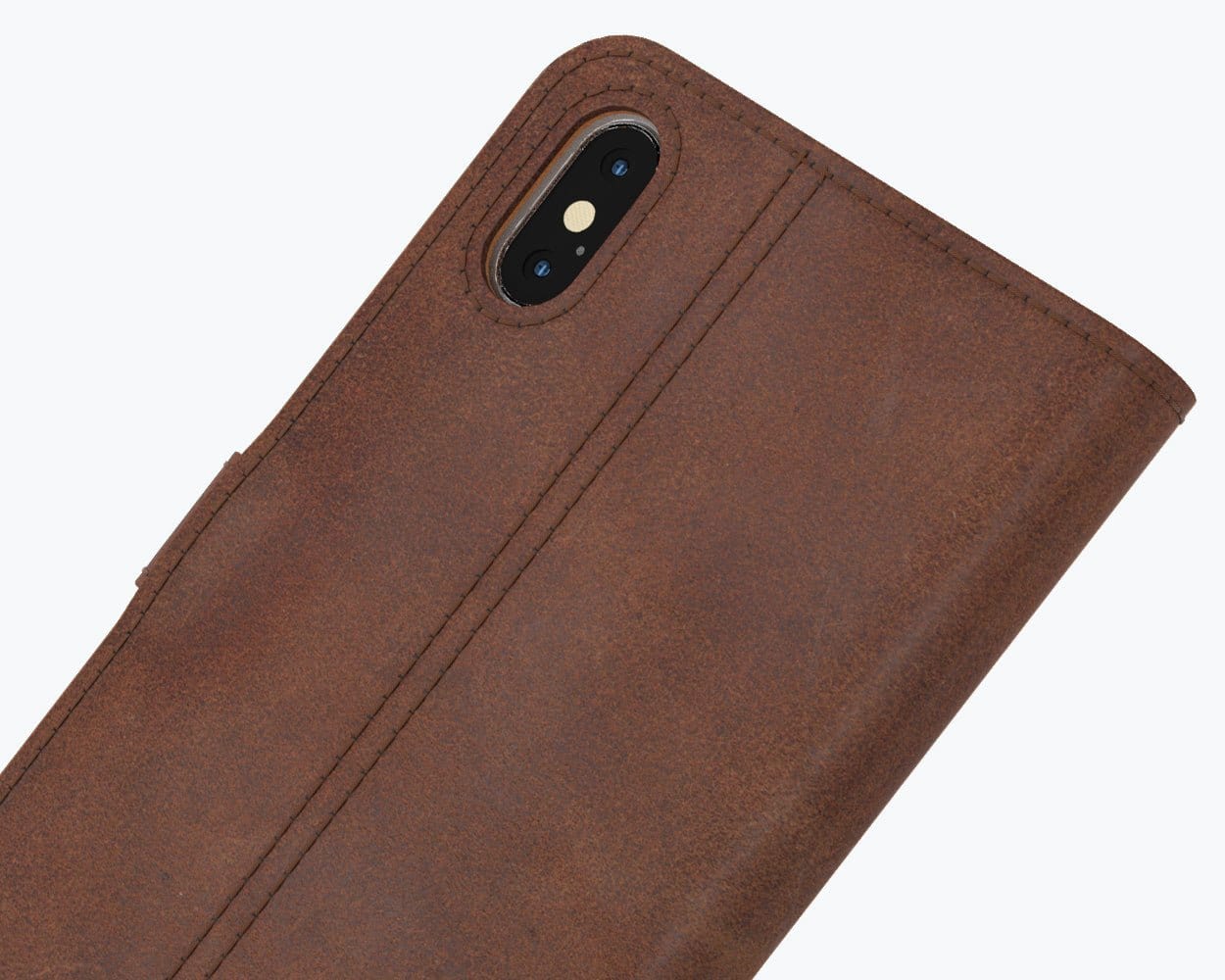 Vintage Leather Wallet - Apple iPhone X/XS Bottle Green Apple iPhone X/XS - Snakehive UK