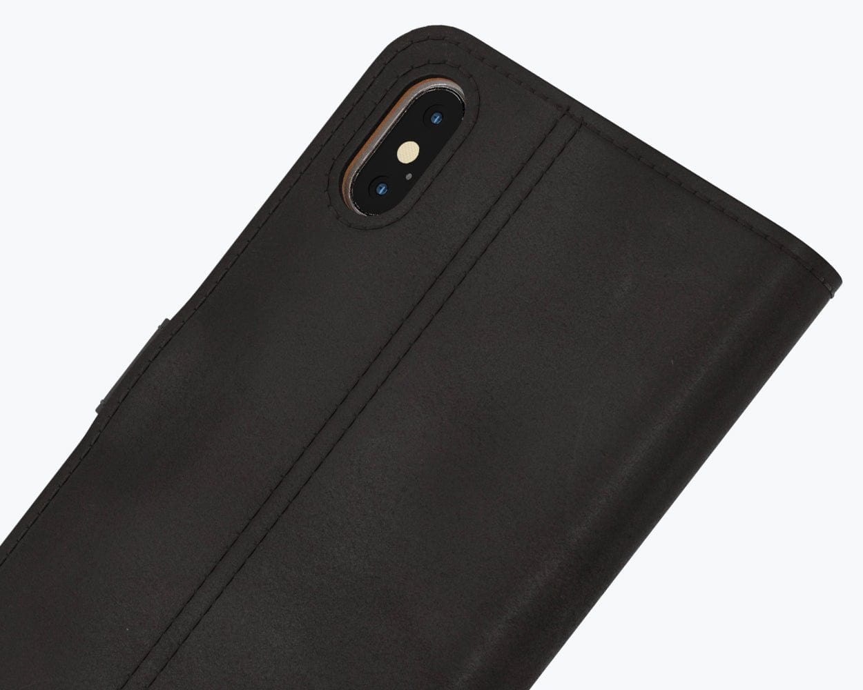 Vintage Leather Wallet - Apple iPhone X/XS Bottle Green Apple iPhone X/XS - Snakehive UK