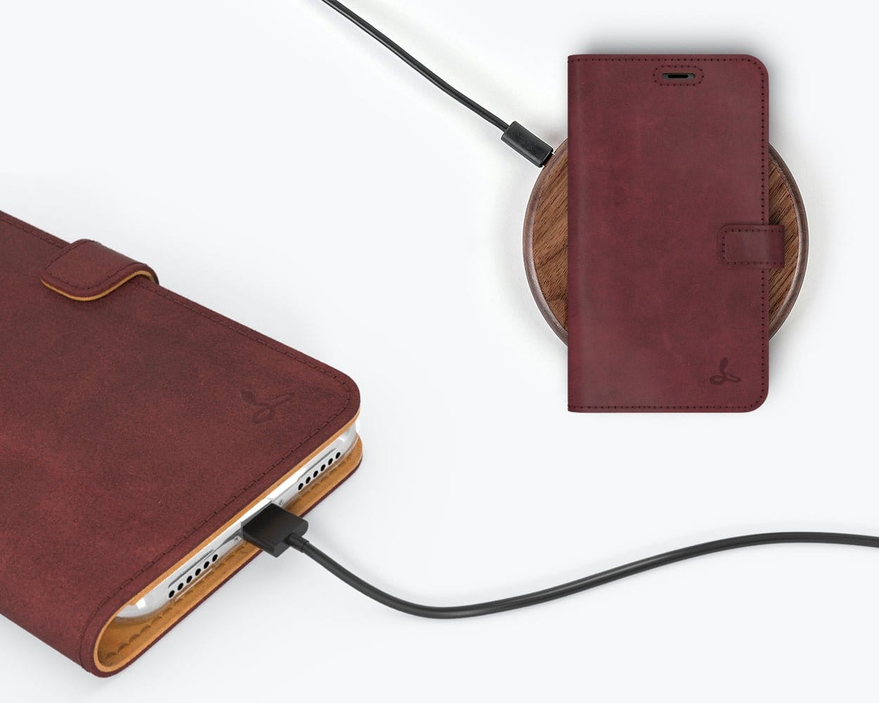 Vintage Leather Wallet - Apple iPhone X/XS Bottle Green Apple iPhone X/XS - Snakehive UK