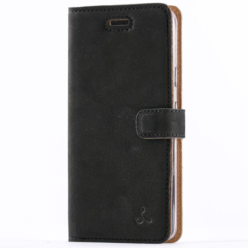 Vintage Leather Wallet - Google Pixel 2 Plum Google Pixel 2 - Snakehive UK