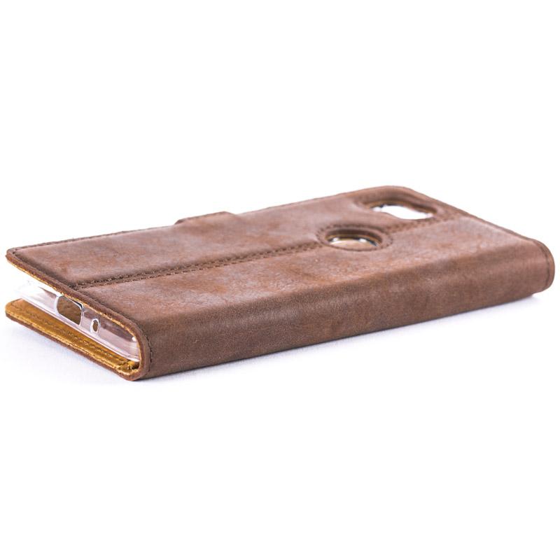 Vintage Leather Wallet - Google Pixel 2 Plum Google Pixel 2 - Snakehive UK