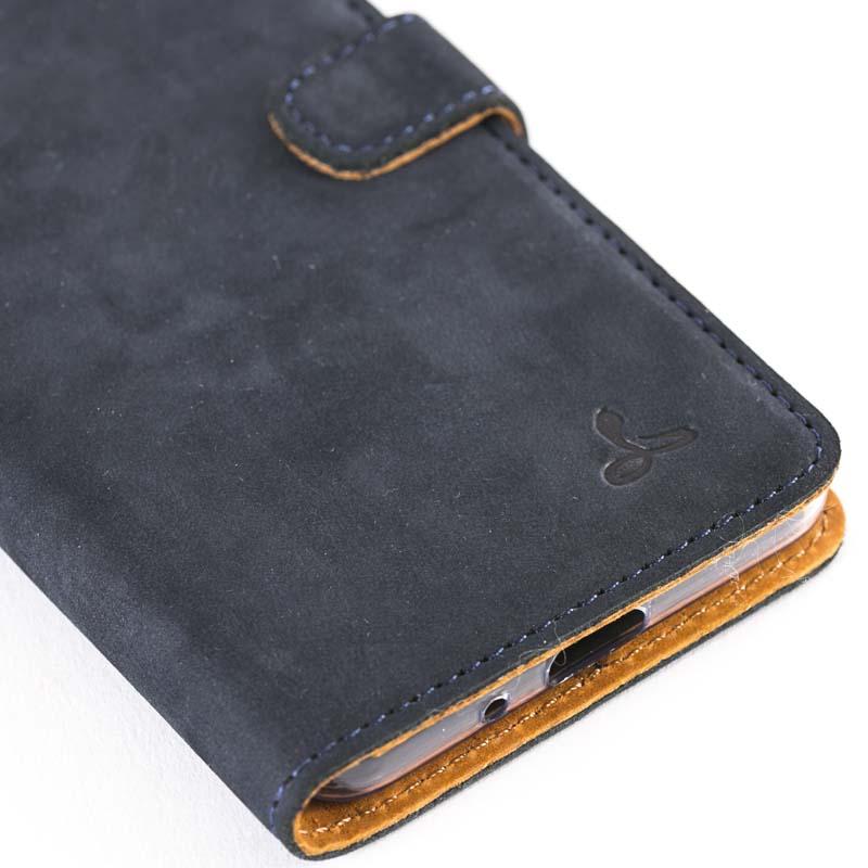 Vintage Leather Wallet - Google Pixel 2 Plum Google Pixel 2 - Snakehive UK