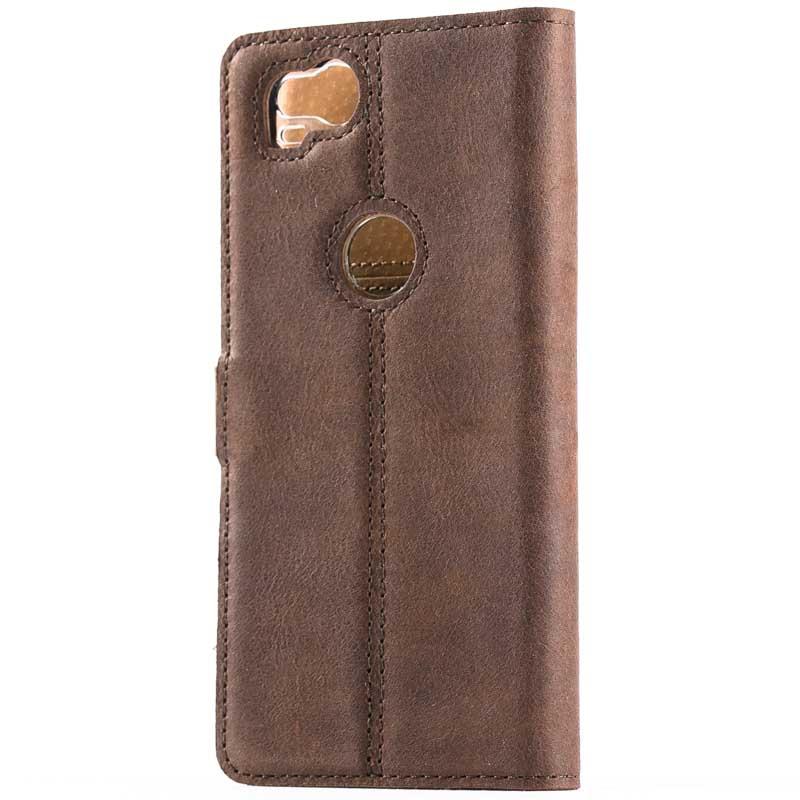 Vintage Leather Wallet - Google Pixel 2 Plum Google Pixel 2 - Snakehive UK