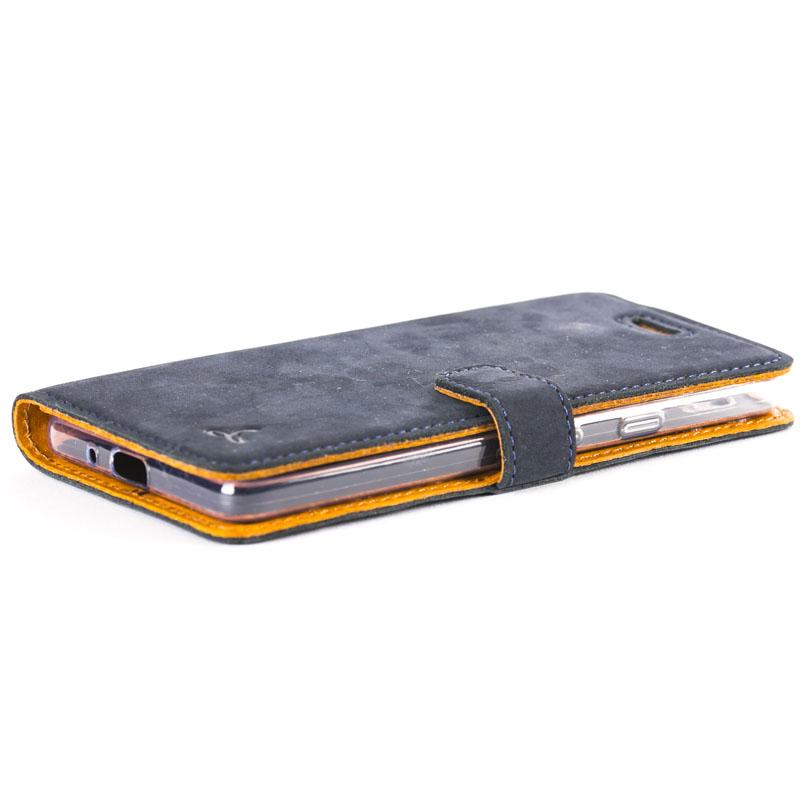Vintage Leather Wallet - Google Pixel 2 Plum Google Pixel 2 - Snakehive UK
