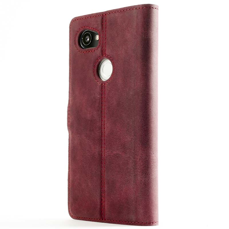 Vintage Leather Wallet - Google Pixel 2 XL Black Google Pixel 2XL - Snakehive UK