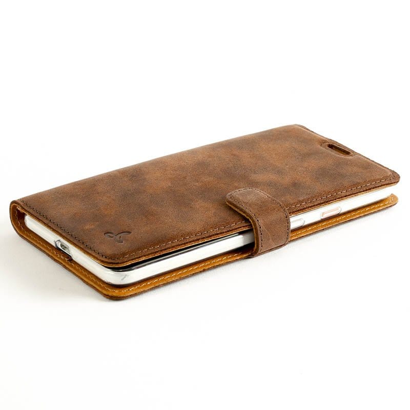 Vintage Leather Wallet - Google Pixel 2 XL Black Google Pixel 2XL - Snakehive UK