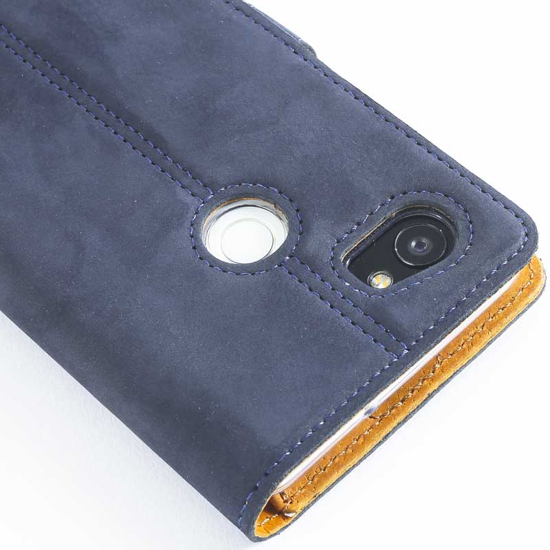 Vintage Leather Wallet - Google Pixel 2 XL Black Google Pixel 2XL - Snakehive UK