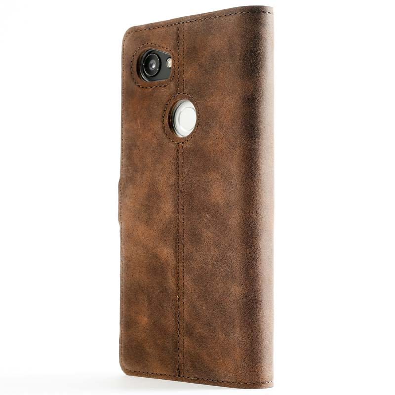 Vintage Leather Wallet - Google Pixel 2 XL Black Google Pixel 2XL - Snakehive UK