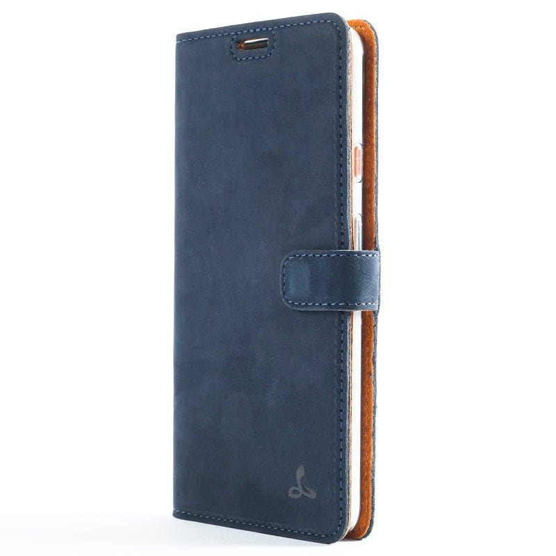 Vintage Leather Wallet - Google Pixel 2 XL Navy Google Pixel 2XL - Snakehive UK