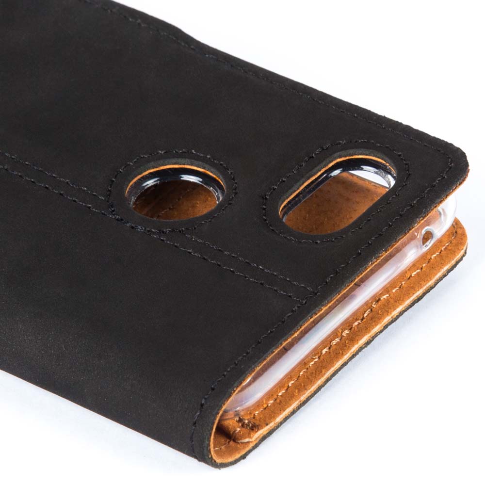 Vintage Leather Wallet - Google Pixel 3 Navy Google Pixel 3 - Snakehive UK