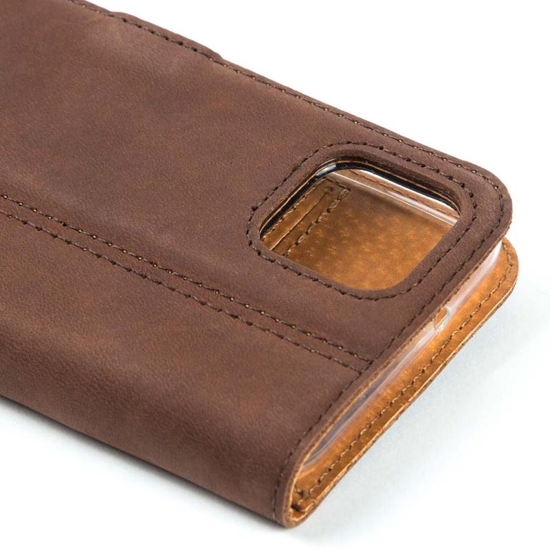 Vintage Leather Wallet - Google Pixel 4 Plum Google Pixel 4 - Snakehive UK
