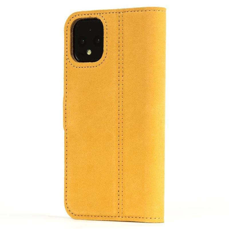 Vintage Leather Wallet - Google Pixel 4 Plum Google Pixel 4 - Snakehive UK