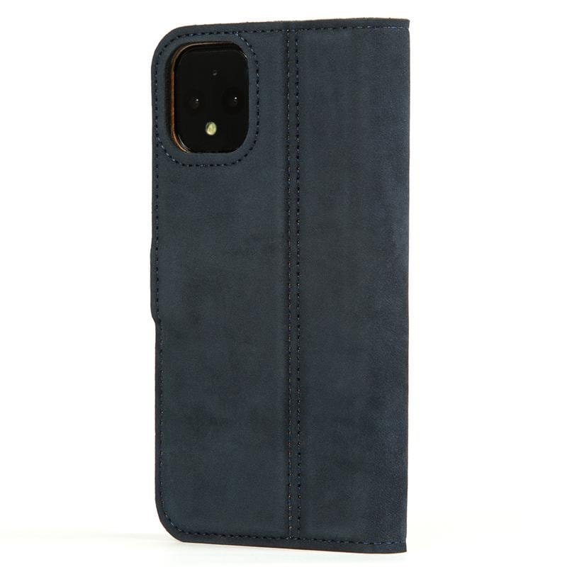 Vintage Leather Wallet - Google Pixel 4 Plum Google Pixel 4 - Snakehive UK