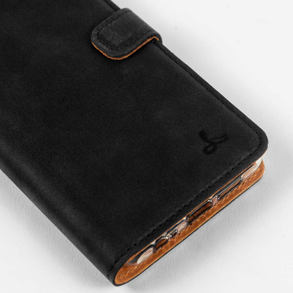 Vintage Leather Wallet - Huawei P30 Moss Green Huawei P30 - Snakehive UK