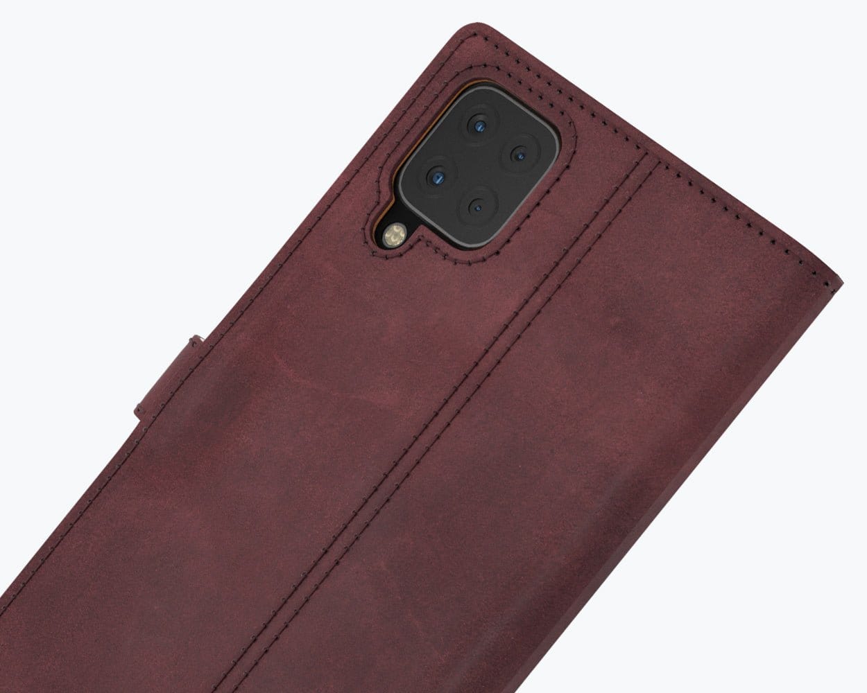 Vintage Leather Wallet - Samsung Galaxy A12 Teal Samsung Galaxy A12 - Snakehive UK