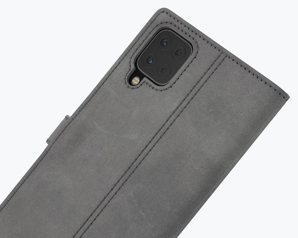 Vintage Leather Wallet - Samsung Galaxy A12 Teal Samsung Galaxy A12 - Snakehive UK