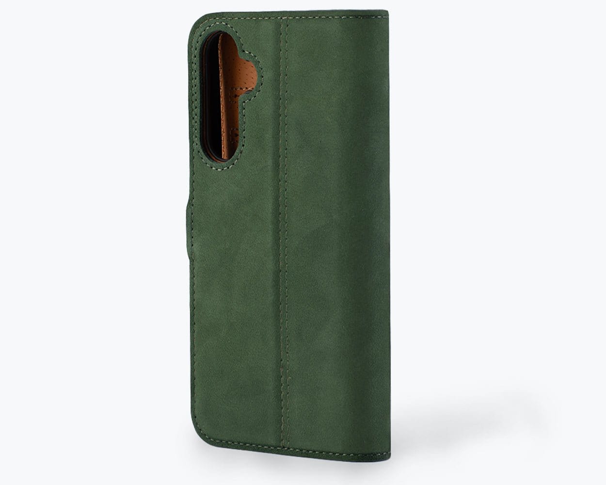 Vintage Leather Wallet - Samsung Galaxy A34 Bottle Green Samsung Galaxy A34 - Snakehive UK