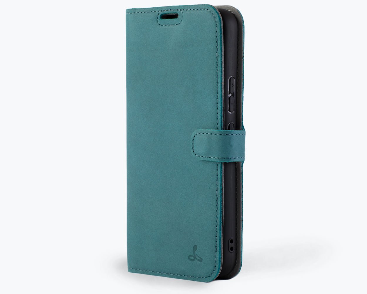 Vintage Leather Wallet - Samsung Galaxy A34 Teal Samsung Galaxy A34 - Snakehive UK