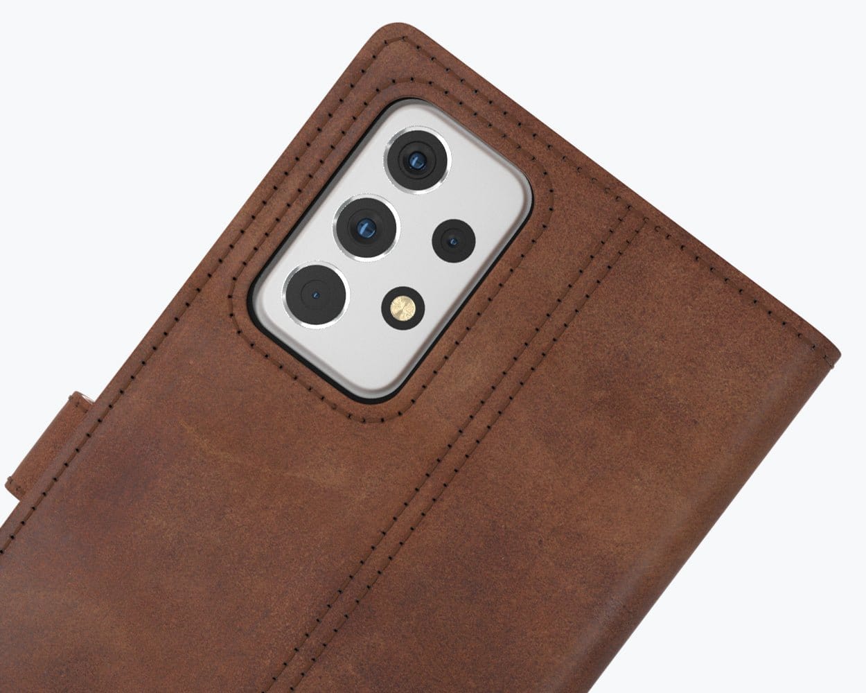 Vintage Leather Wallet - Samsung Galaxy A52 Teal Samsung Galaxy A52 - Snakehive UK