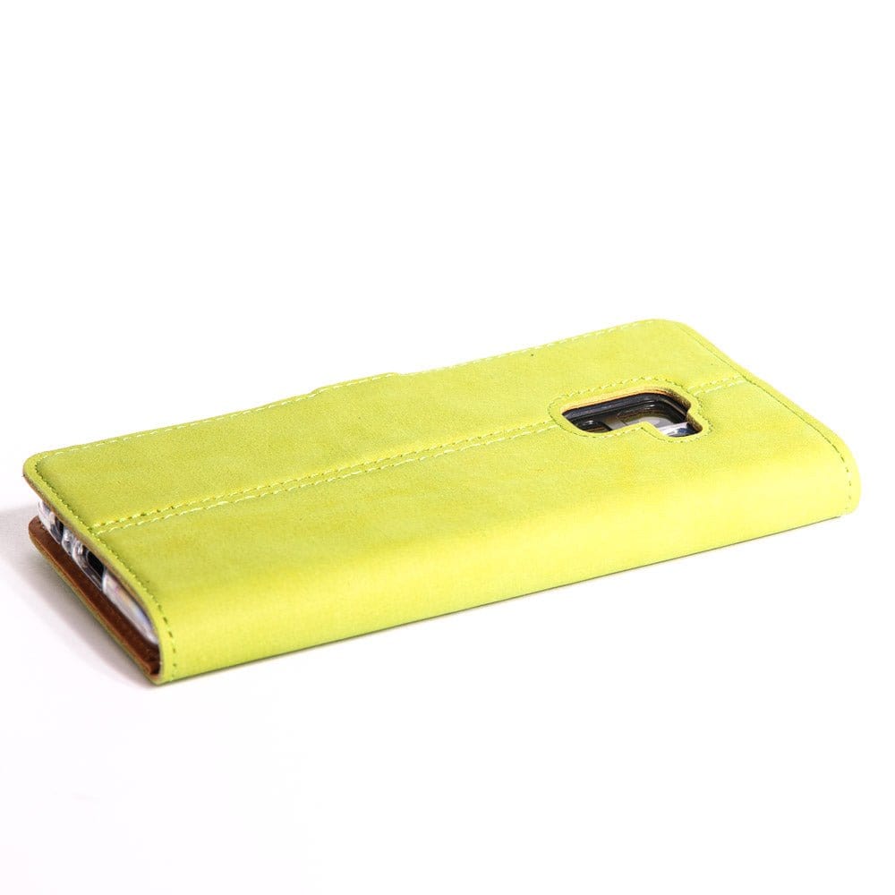 Vintage Leather Wallet - Samsung Galaxy A8 (2018) Moss Green Samsung Galaxy A8 (2018) - Snakehive UK