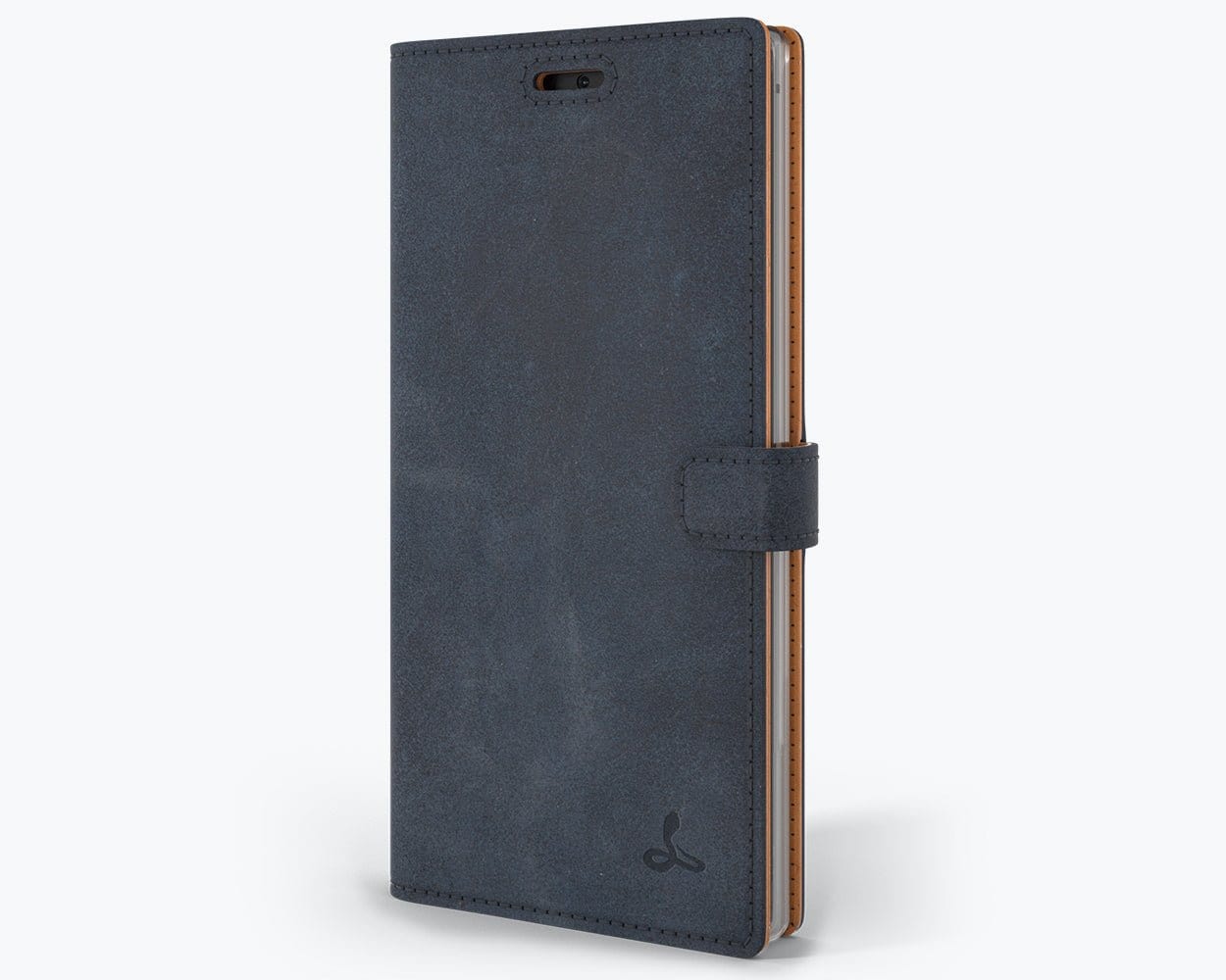 Vintage Leather Wallet - Samsung Galaxy Note 10 Plus Navy Samsung Galaxy Note 10 Plus - Snakehive UK