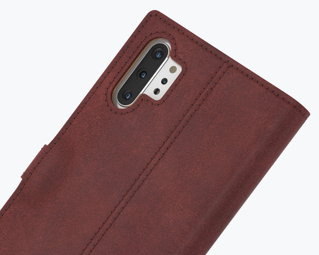 Vintage Leather Wallet - Samsung Galaxy Note 10 Plus Plum Samsung Galaxy Note 10 Plus - Snakehive UK