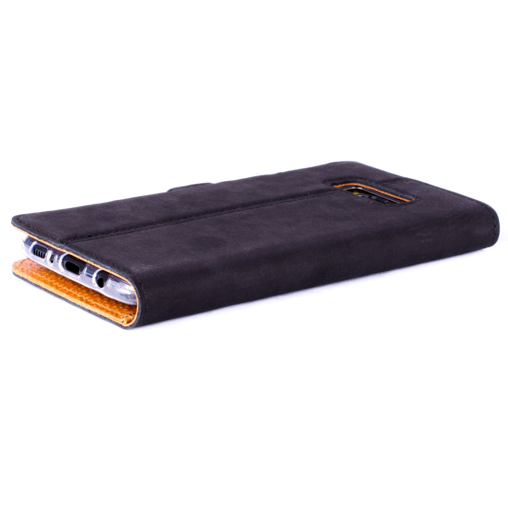 Vintage Leather Wallet - Samsung Galaxy S8 Plus Navy Samsung Galaxy S8 Plus - Snakehive UK