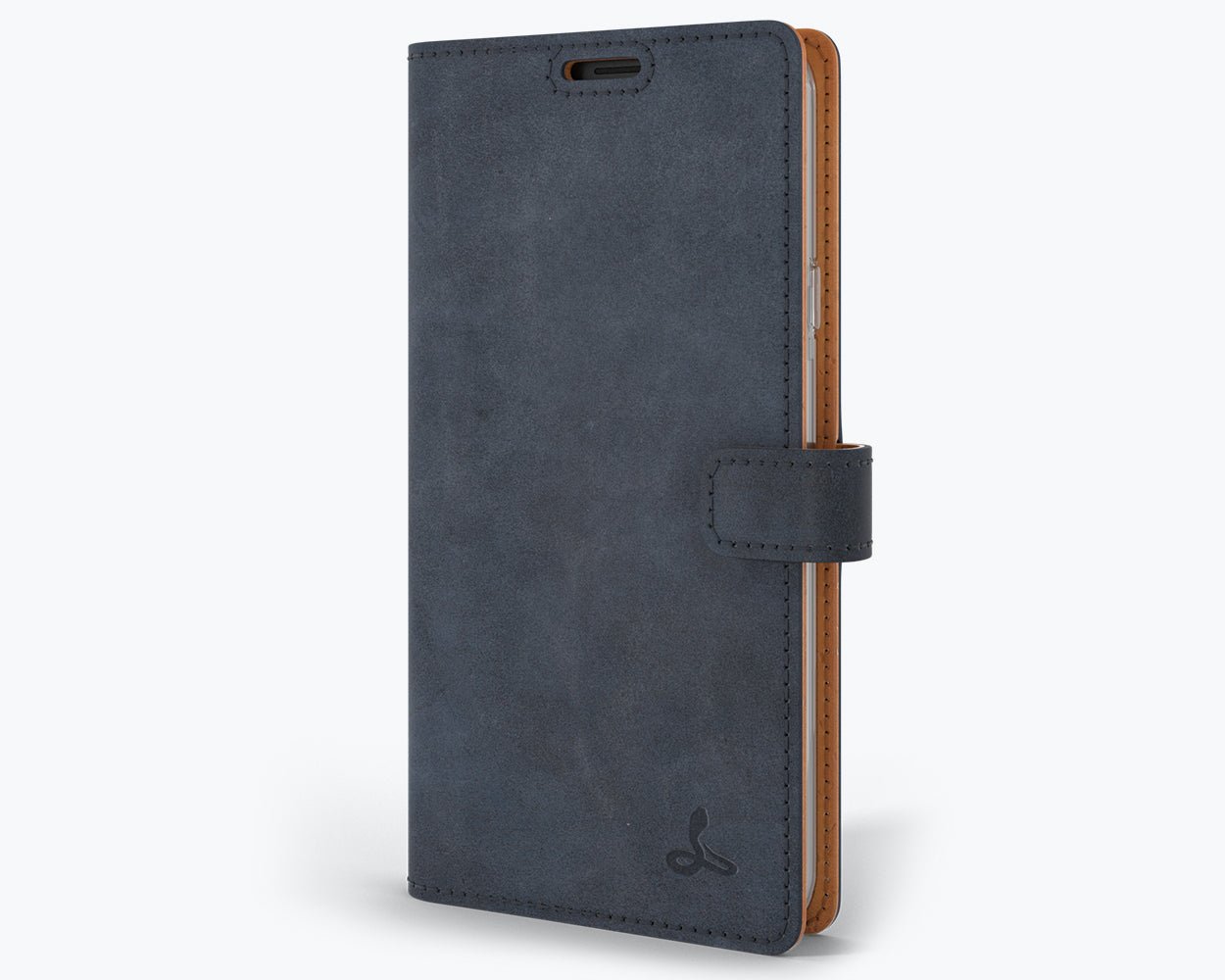 Vintage Leather Wallet - Samsung Galaxy S9 (Almost Perfect) Navy Samsung Galaxy S9 - Snakehive UK