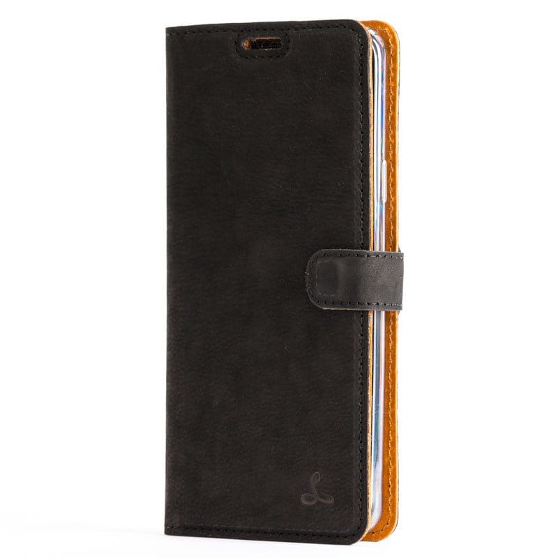 Vintage Leather Wallet - Samsung Galaxy S9 Plus Black Samsung Galaxy S9 Plus - Snakehive UK