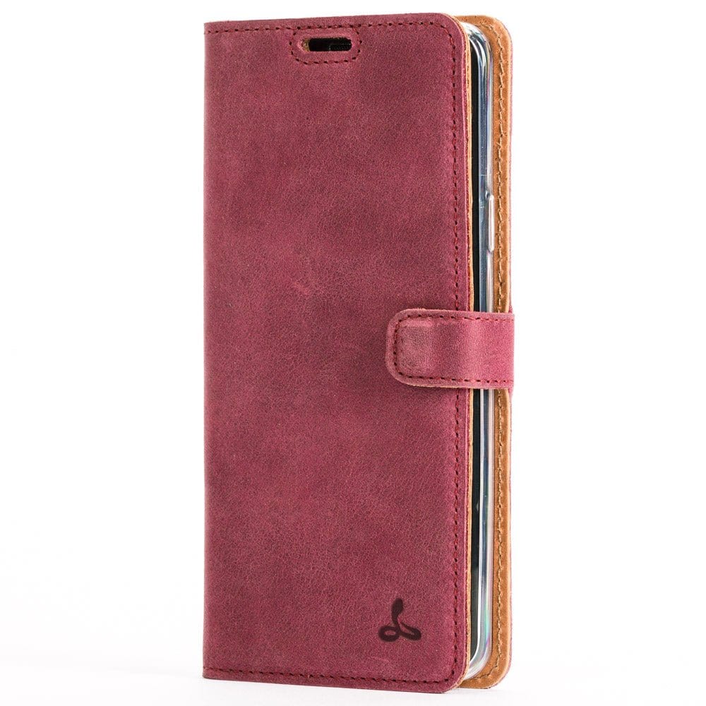 Vintage Leather Wallet - Samsung Galaxy S9 Plus Plum Samsung Galaxy S9 Plus - Snakehive UK