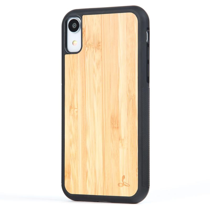 Wilderness Wood Back Case - Apple iPhone XR Bamboo Apple iPhone XR - Snakehive UK