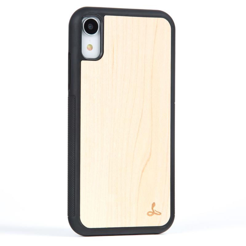 Wilderness Wood Back Case - Apple iPhone XR Maple Apple iPhone XR - Snakehive UK