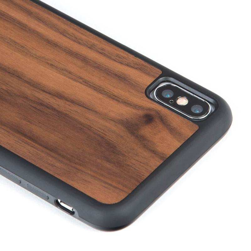 Wilderness Wood Back Case - Apple iPhone XS Max Walnut Apple iPhone XS Max - Snakehive UK