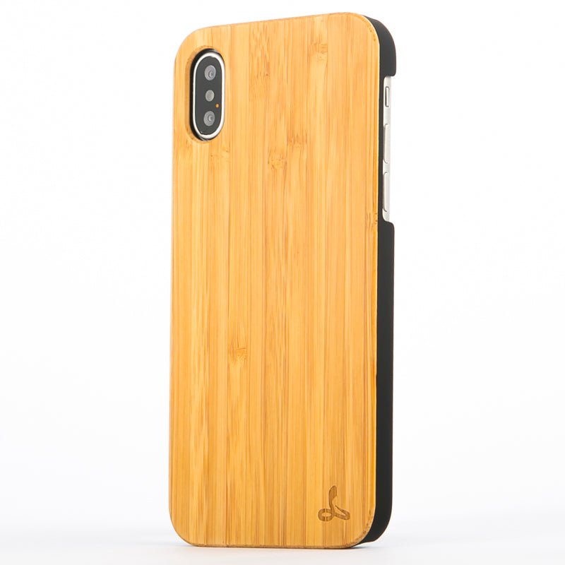 Wilderness Wood Back Case - Apple iPhone X/XS Bamboo Apple iPhone X/XS - Snakehive UK