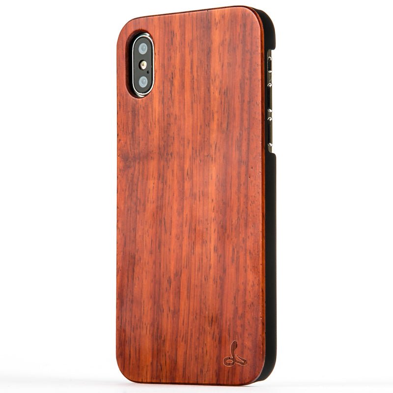Wilderness Wood Back Case - Apple iPhone X/XS Rosewood Apple iPhone X/XS - Snakehive UK