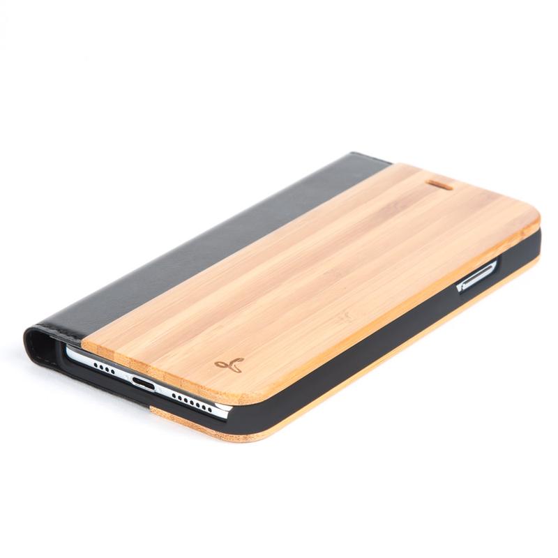 Wilderness Wood Wallet - Apple iPhone XS Max Bamboo Apple iPhone XS Max - Snakehive UK
