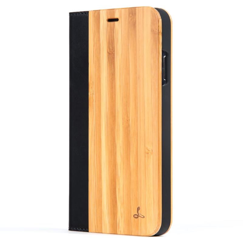 Wilderness Wood Wallet - Apple iPhone XS Max Bamboo Apple iPhone XS Max - Snakehive UK