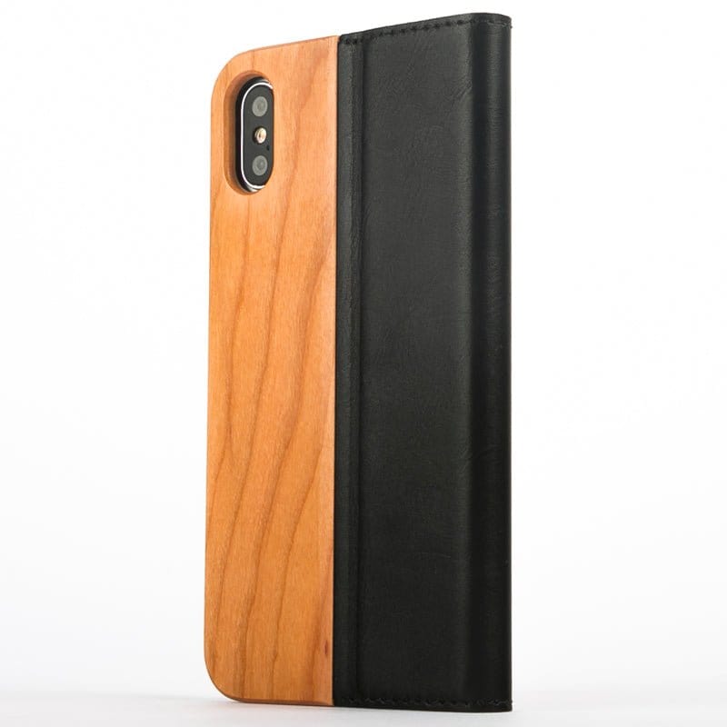 Wilderness Wood Wallet - Apple iPhone X/XS Cherrywood Apple iPhone X/XS - Snakehive UK