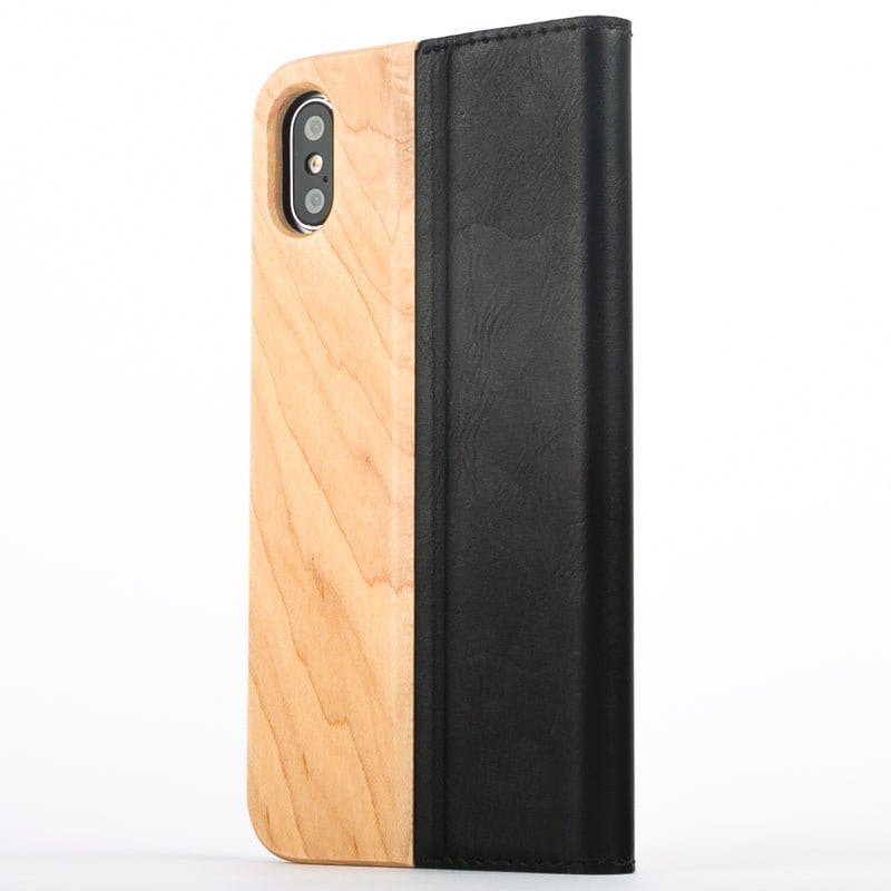 Wilderness Wood Wallet - Apple iPhone X/XS Cherrywood Apple iPhone X/XS - Snakehive UK